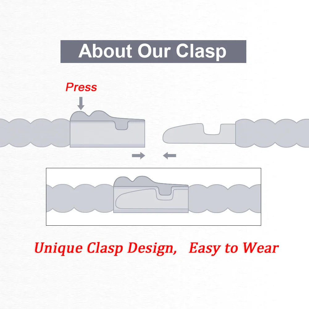 ORSA JEWELS Authentic 925 Sterling Silver Tennis Chain Bracelet Moulding Process Hanmade High-end Hand Chain for Man Woman SB128