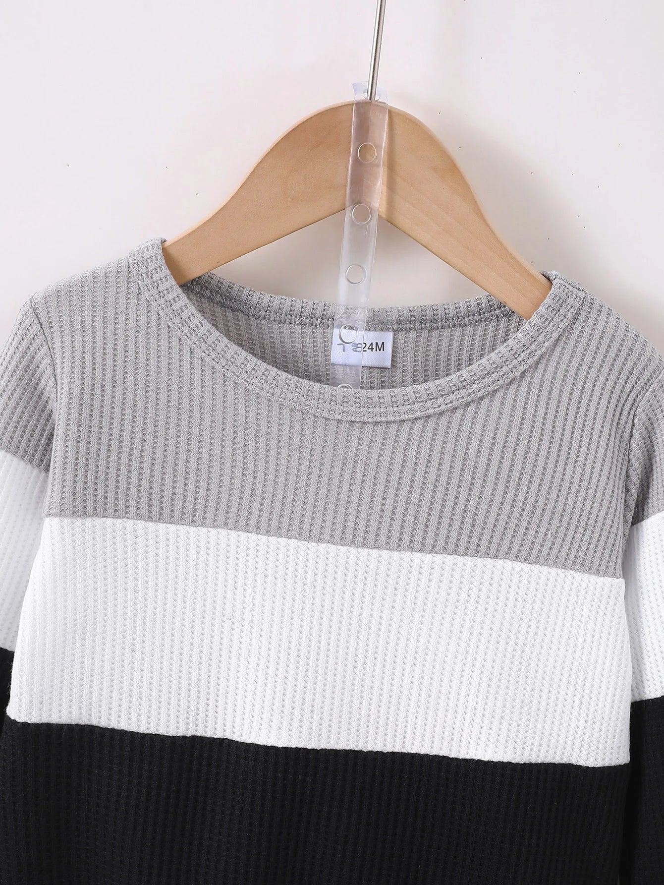 2PCS Kids Boy Clothing Set Fashion Color Block Long Sleeve Top+Pants Spring&Autumn Handsome Sports Outfit for Children 1-6 Years