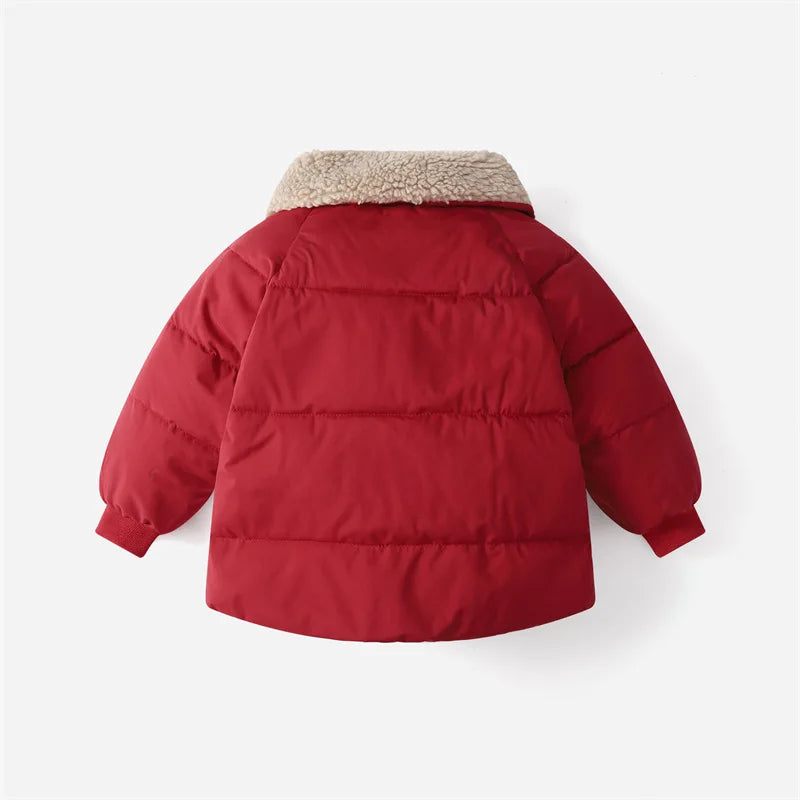 Autumn Winter Baby Children Parkas Toddler Kids Warm Jackets Long Sleeve Clothing