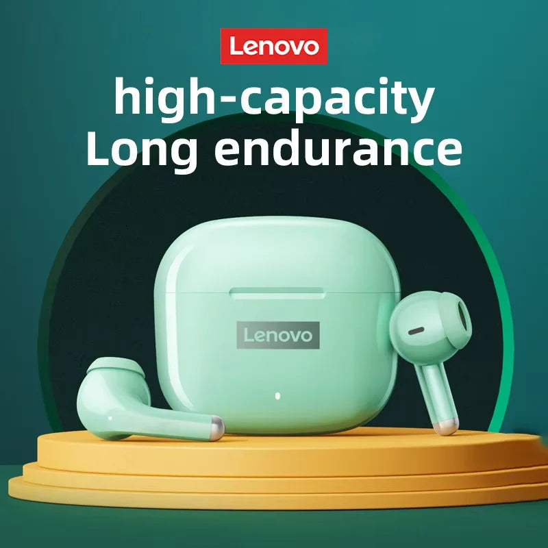 New Lenovo LP40 Pro TWS Bluetooth V5.3 Earphones Smart Touch Control With Hands-free Call Headset Noise Isolating Headphones