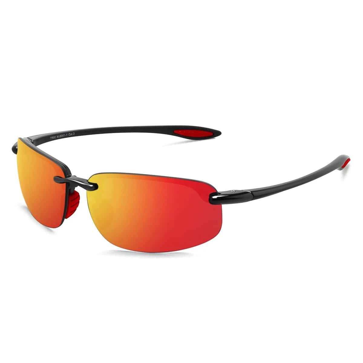 Sports Sunglasses for Men Women Rimless Frame UV400 Protection