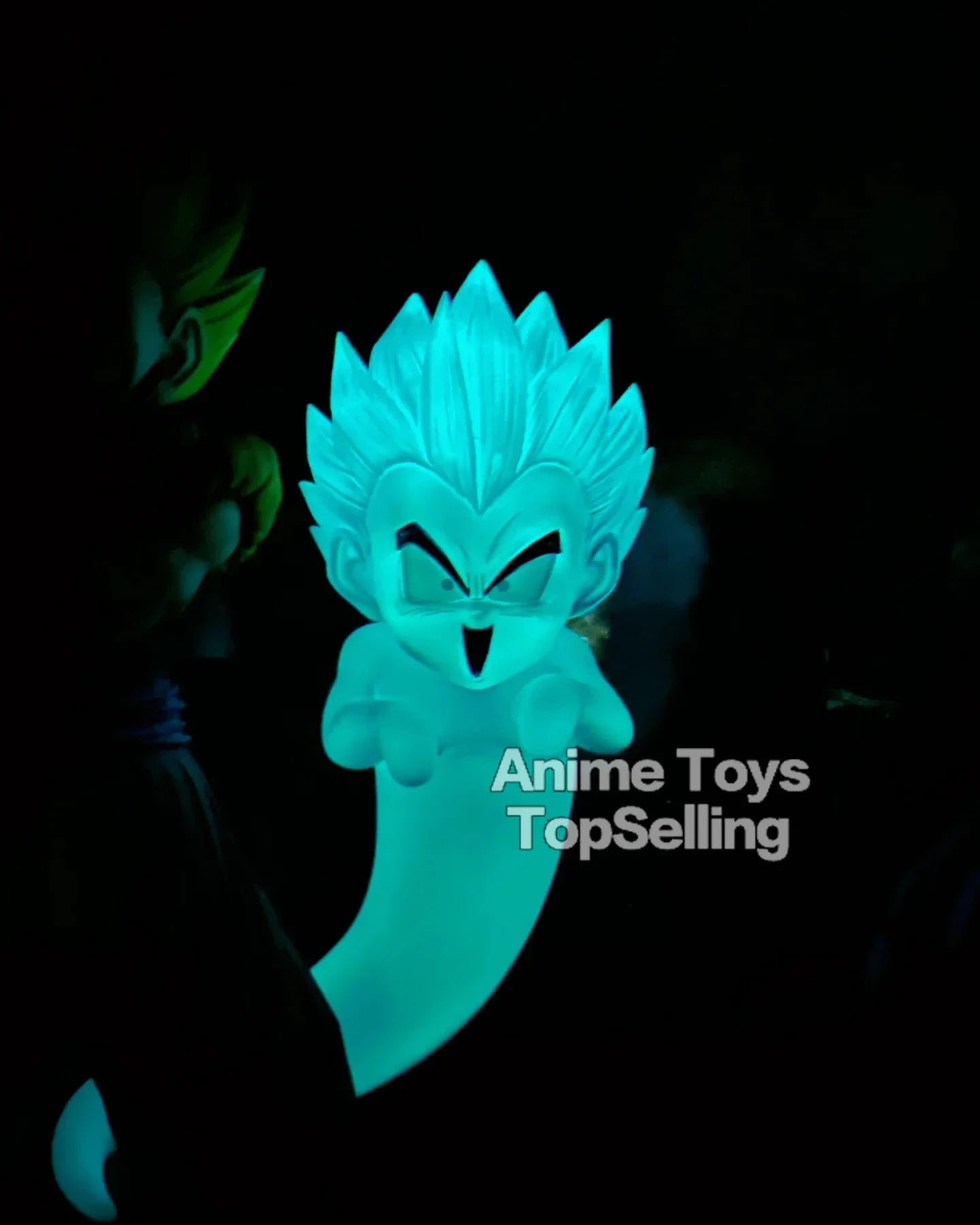 25cm/9.8in Anime Dragon Ball Z Figure Gotenks Figure Ghost Night Light PVC Action Figure Collection Model Toys Gifts