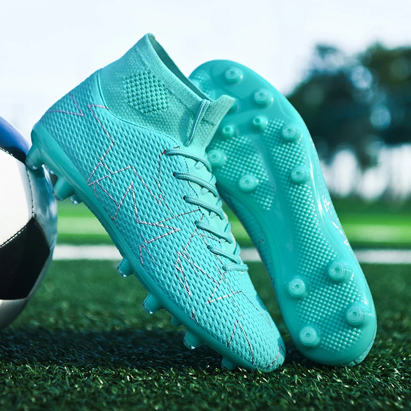 Outdoor Men Breathable Soccer Shoes Cleats Training Football Boots Match Sneakers