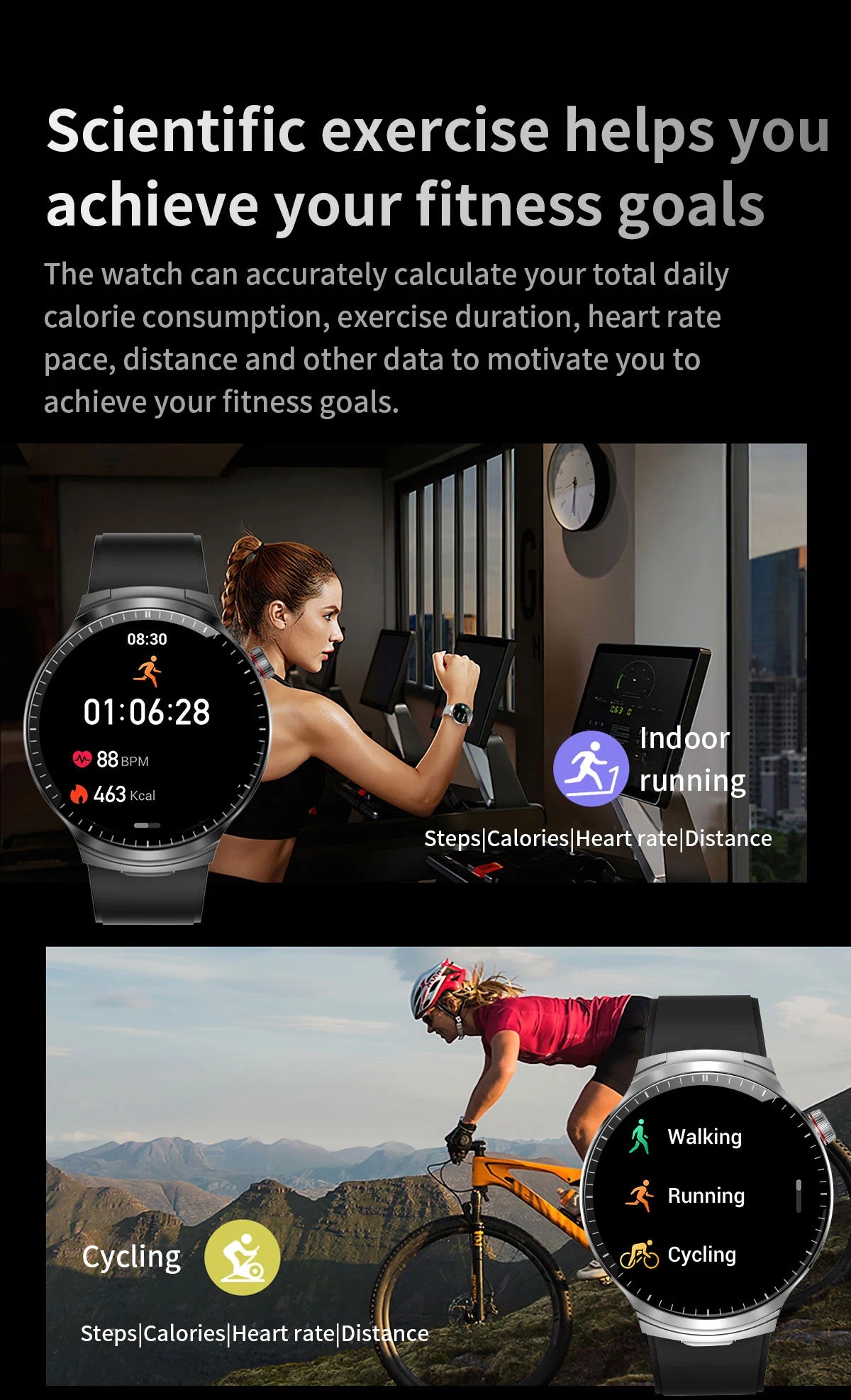 LIGE 2025 New TWS 2-In-1 Headset Smart Watch 1.85" Bluetooth Call Men Earphone Smartwatch Heart Rate Health Monitor Music Watch