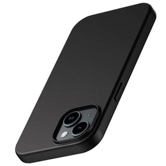 Case For iPhone 15 14 Plus 13 12 Mini 11 Pro XS Max X XR SE 2 3 7 8 Plus Ultra Thin Solid Black Cover