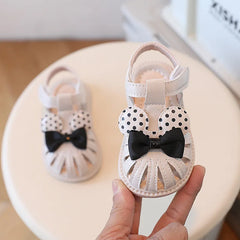 Baby Girl Shoes Cute Bow Dot Toddler Sandals Summer Soft Bottom