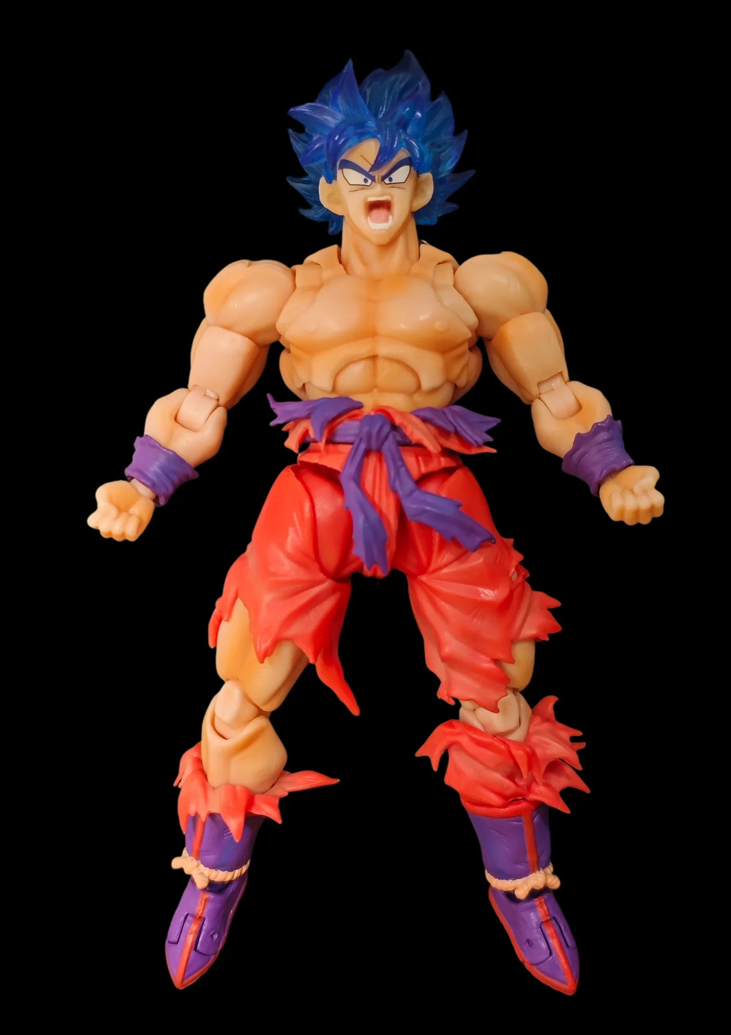 In Stock EC SHF Kaiouken  GOKU Dragon ball Z 1/12 Scale Action FIgure Model Toys Anime Figurals Brinquedos Gift