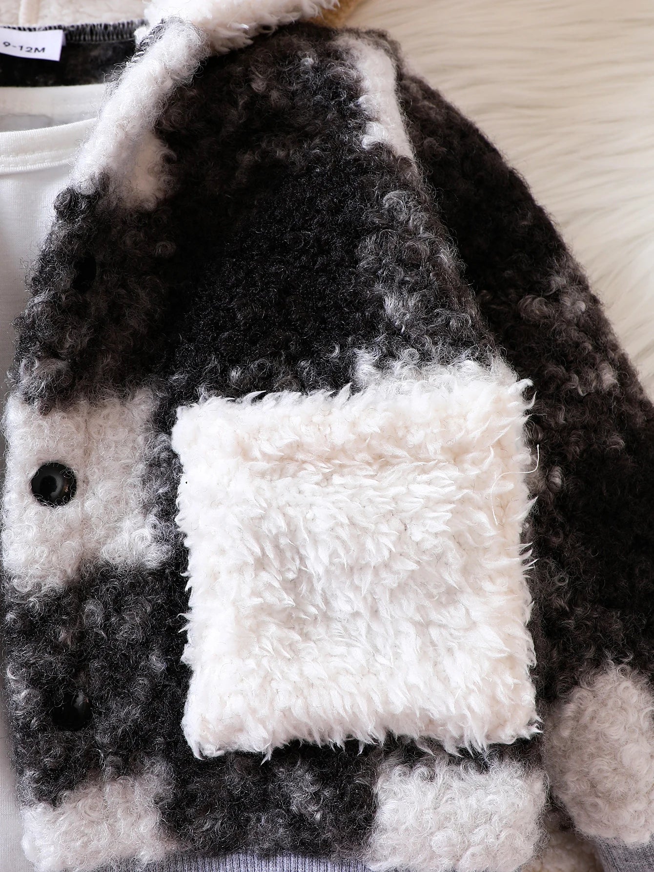 Boys And Girls  Long Sleeved  With Plaid Pockets In Autumn And Winter  Fashionable  Warm And Loose Fitting Outerwear Coats