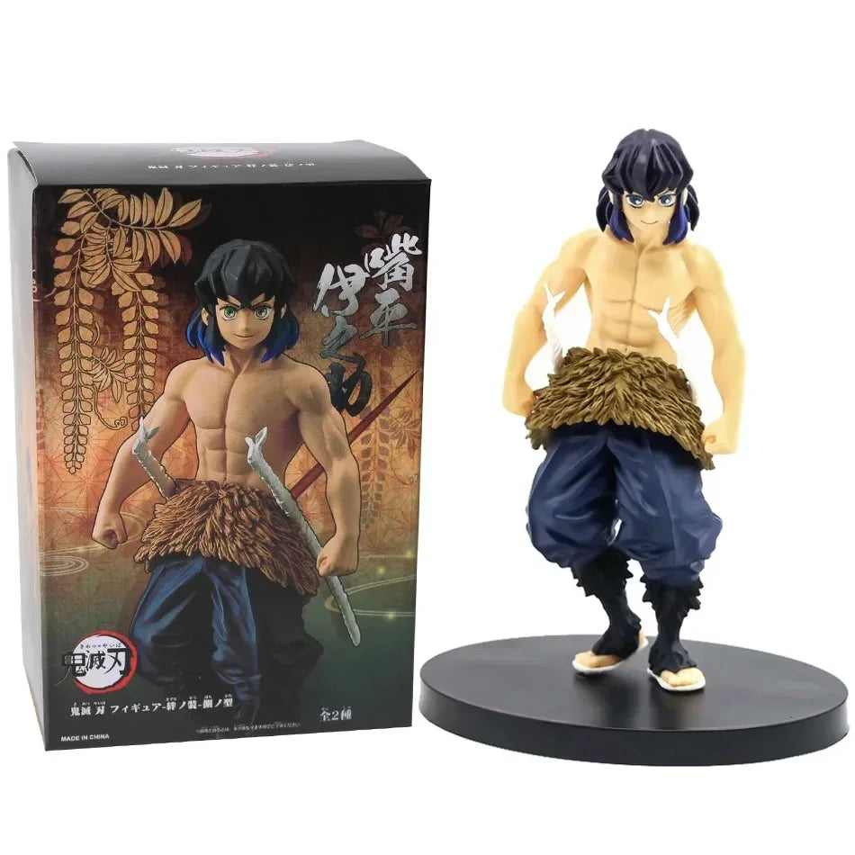 Anime Figure Demon Slayer Figures Kimetsu No Yaiba Doll Tanjiro Nezuko Zenitsu Figurine Inosuke Warrior Action Figure Model Toys