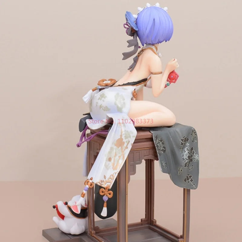 Re:life In A Different World From Zero Rem Emilia Chinoiserie Clothing Figure Model Collection Desktop Decoration Ornament Gifts