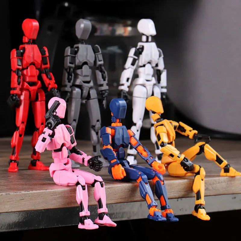 Multi-Jointed Movable Shapeshift Robot 3D Printed Mannequin Dummy 13 Action Figures Toys Kids Adults Parent-children Games gifts