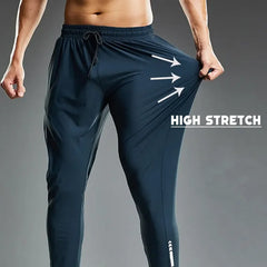 Elastic Men Running Sport Pants Jogging Sweatpants Casual Outdoor Training