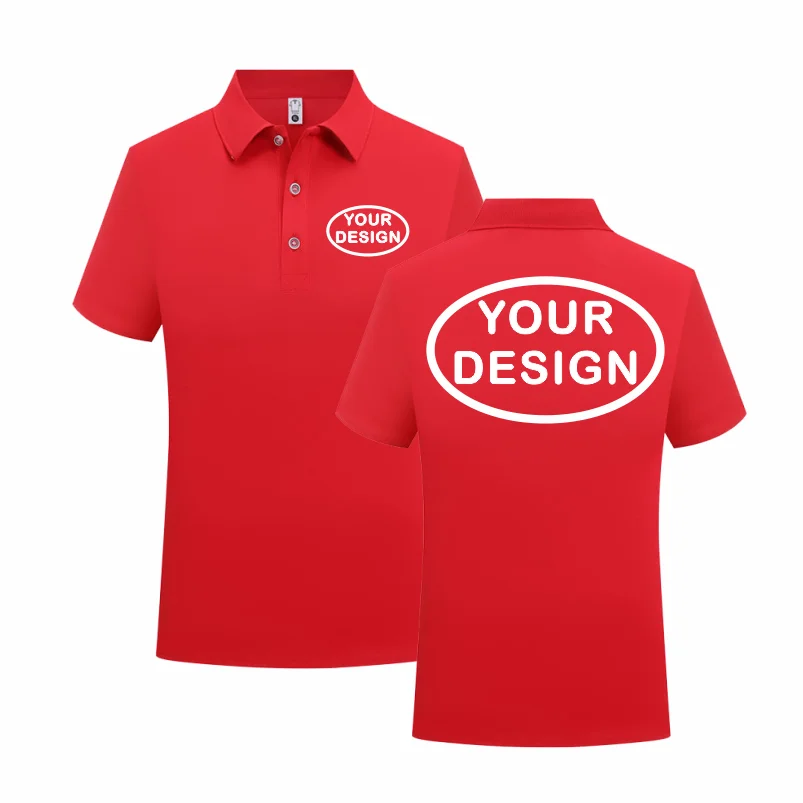 Summer Casual Cheap POLO Shirt Personal Company Logo Customization Embroidery Printing Personalized Design Top