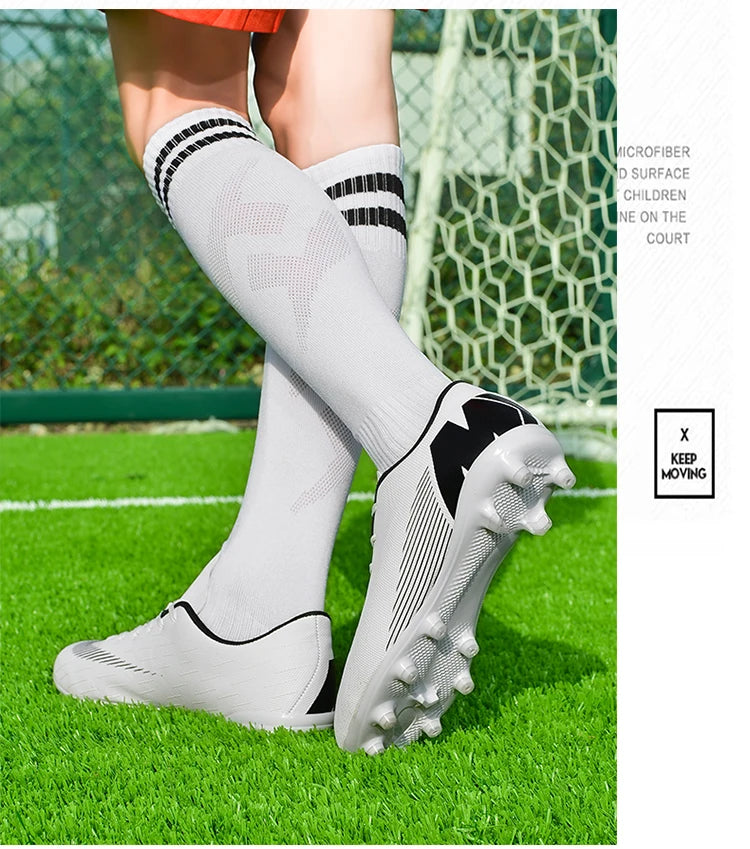 Soccer Shoes Society Grass Indoor Sports Fast Football Field Boots Futsal Non Slip