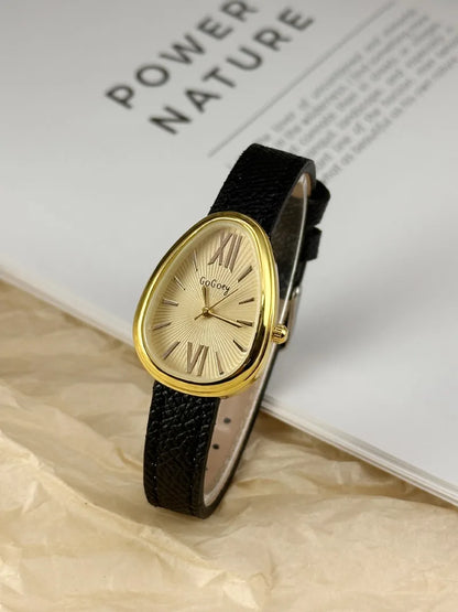 Famous Brand Women Quartz Watch Luxury Gift Ladies Snake Head Female Watch Fashion Red Leather Strap Wristwatch Dropshipping