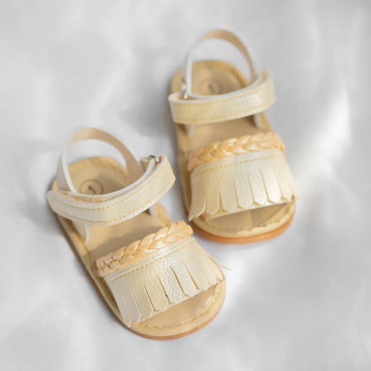 Baby Sandals Baby Girl Shoes Flats Rubber Sole Anti-Slip Sandalen Garden Shoes
