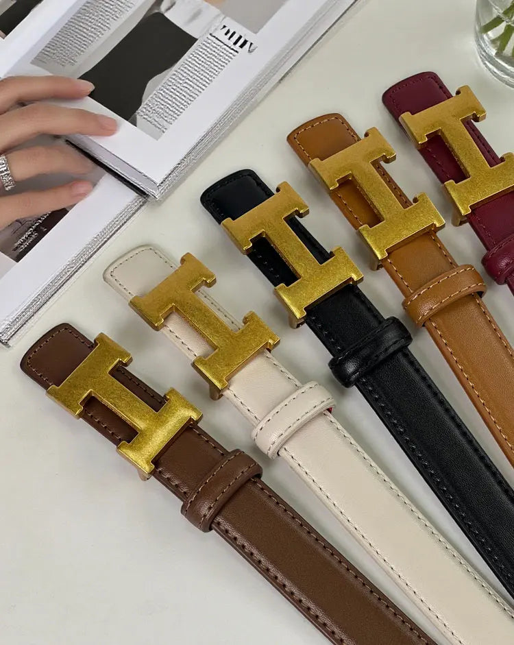 Women Long Belt Adjustable Waist Belt for Dresses Jeans, Skinny Fit