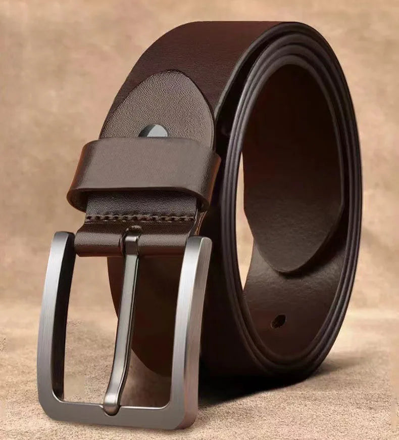 Men's Belt Business Luxury Designer Brand PU Leather Belts Jeans Pin Adjustable Alloy Buckle Waist Straps Belts 105 120 125cm