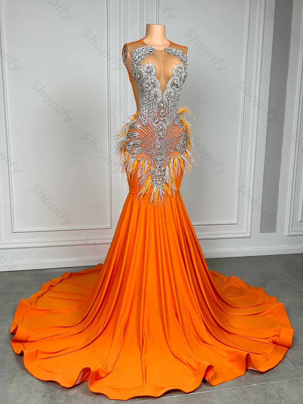 Homecoming Dresses: Prom Dress Silver Beaded Rhinestone Prom Gala Gowns