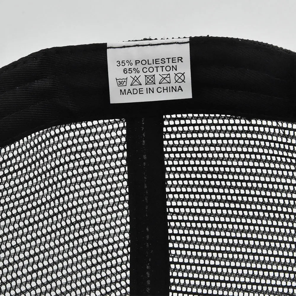 Fashion SunHat Outdoors Trucker Hat Cotton Mesh BreathableBaseball Cap Women Men Summer Sunshade MeshCap Truck Hat Cap Wholesale