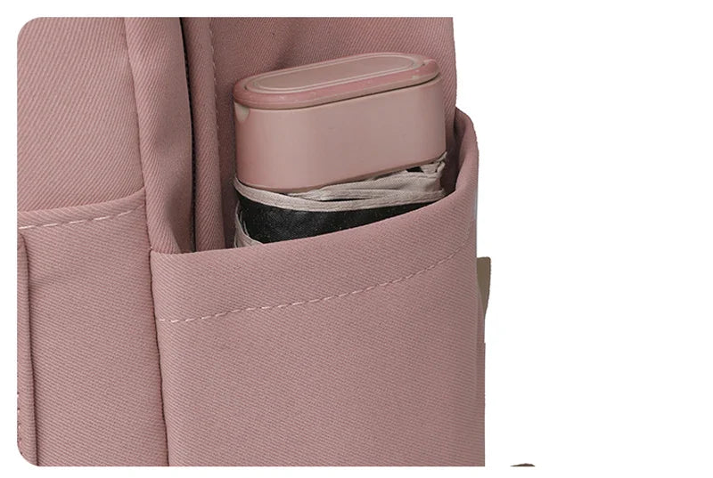 DIEHE Solid Color Women Backpack High Quality Youth Waterproof Backpacks for Teenage Girls Female School Shoulder Bag Bagpack