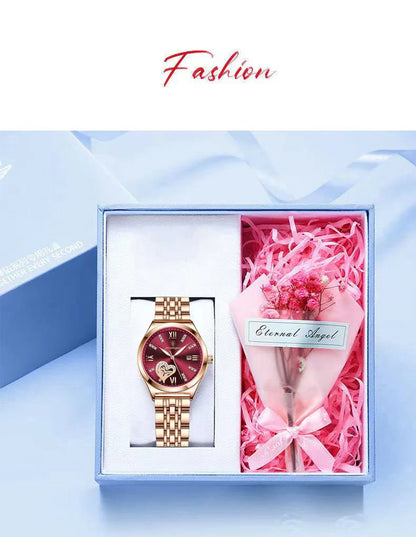 POEDAGAR Luxury Watches For Women Waterproof Luminous Date Stainless Steel Woman Watch Elegant Fashion Quartz Ladies Wristwatch