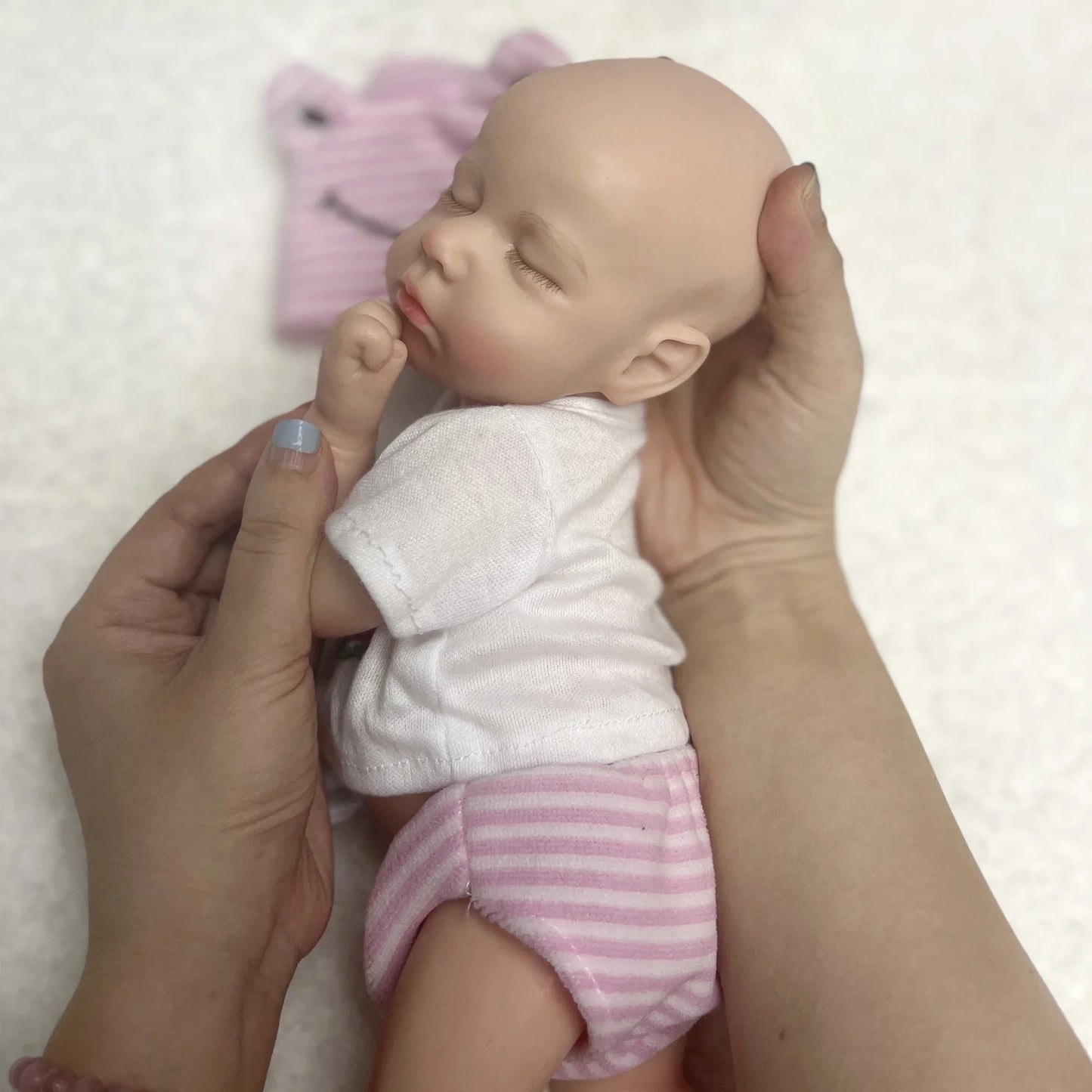 33cm Can Open Mouth Solid Silicone LouLou Bebe Reborn Girl and Boy Lifelike Reborn Dolls Muñecas Reborn Toy Corpo De Silicone