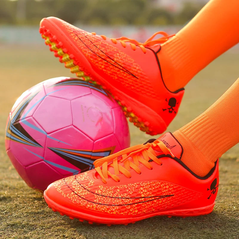 Men Soccer Shoes Kids Football Boots Women Breathable Soccer Cleats