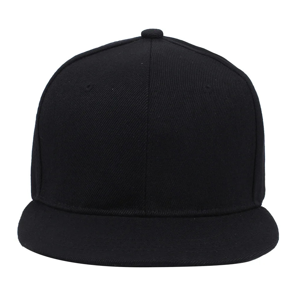 Unisex Cap Acrylic Plain Snapback Hat Adult Hip Hop Baseball Caps for Men