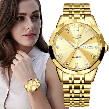 LIGE Fashion Quartz Wristwatches Casual Sport Military Watch For Women Top Brand Luxury Waterproof Watch Ladies Relogio Feminino