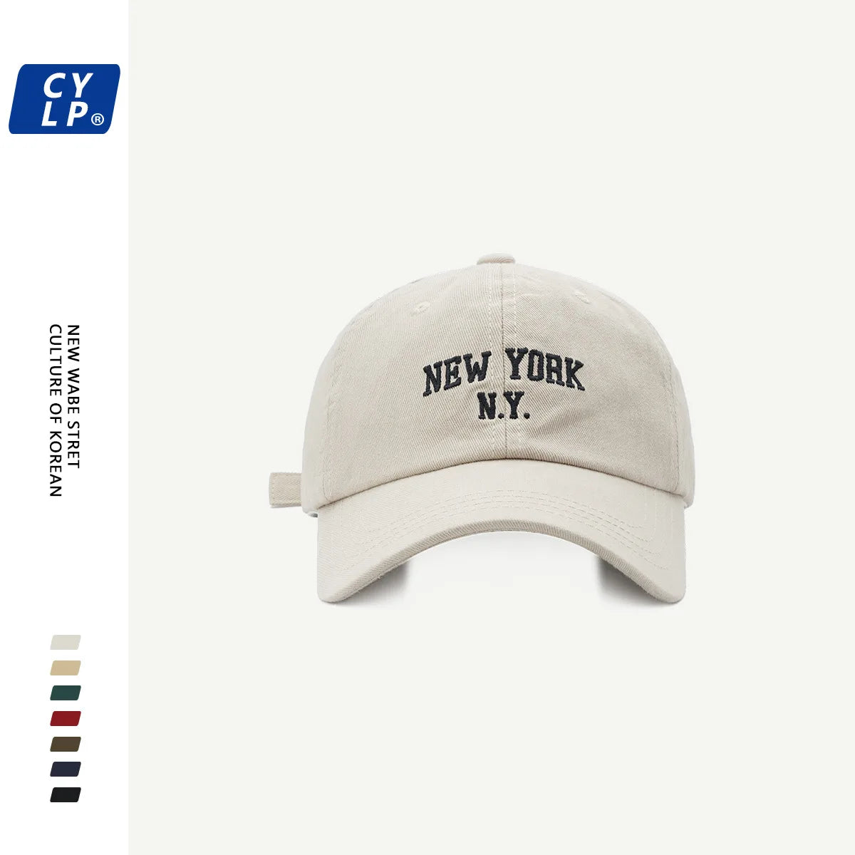 Retro Nostalgia Embroidered Baseball Caps Spring Autumn Women Men Leisure Peaked