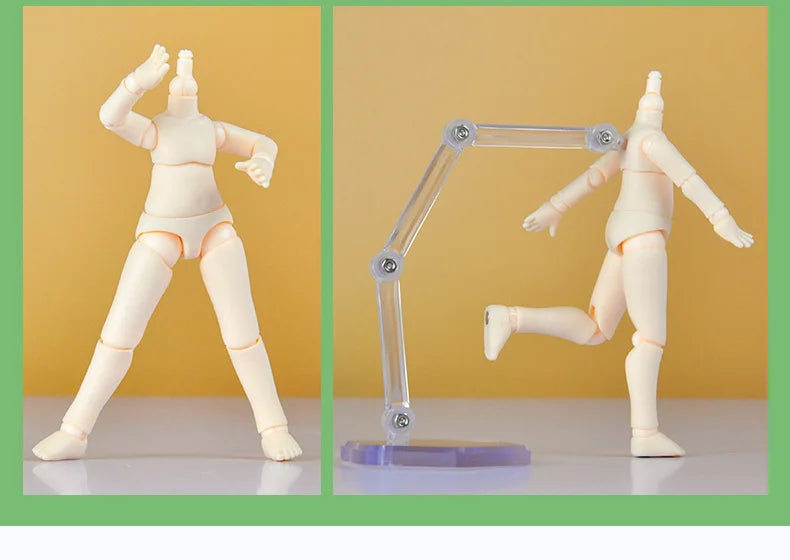 YMY 2nd Generation Doll Body Ob11 Doll Spherical Removeable Joint Body Doll For Penny, GSC, Molly, Obitsu 11, NendoroidS Head