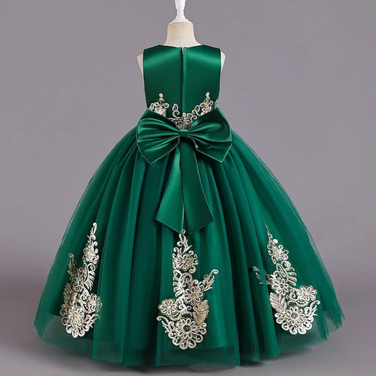 Baby Child Party Christmas Prom Ceremonial Festive Luxury Evening Dress