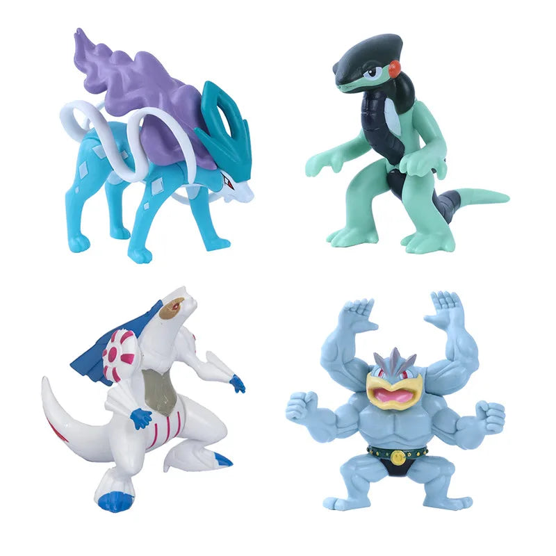 Pokemon Cartoons Movie Anime Figure Gengar Charizard Pikachu Collection Model Pocket Monster Action Toys Kids Christmas Gifts