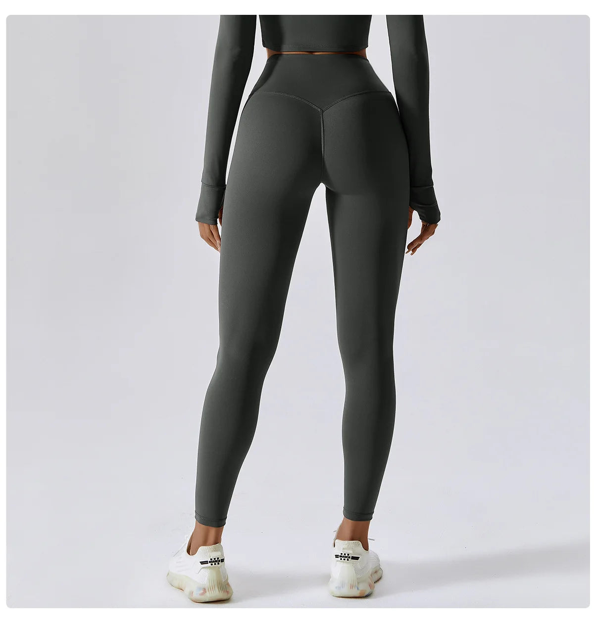 High Waist Yoga Pants Tummy Control Gym Leggings Sport Fitness Seamless