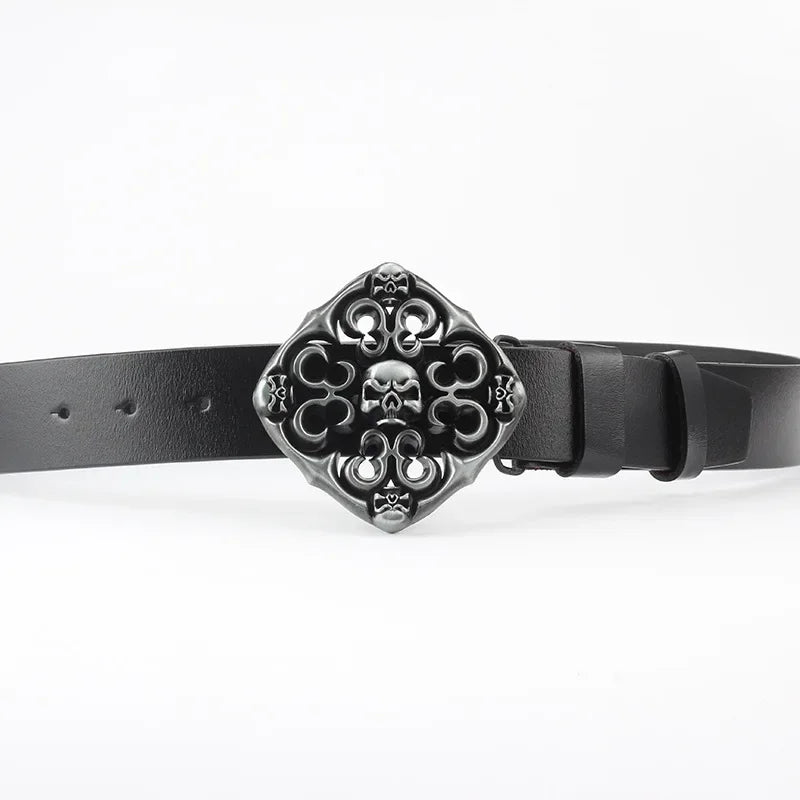 Original Genuine Leather Belt No Buckle for Smooth Buckle Cowboy Black Brown Belt Body Straps Without Buckle for Men Accessories