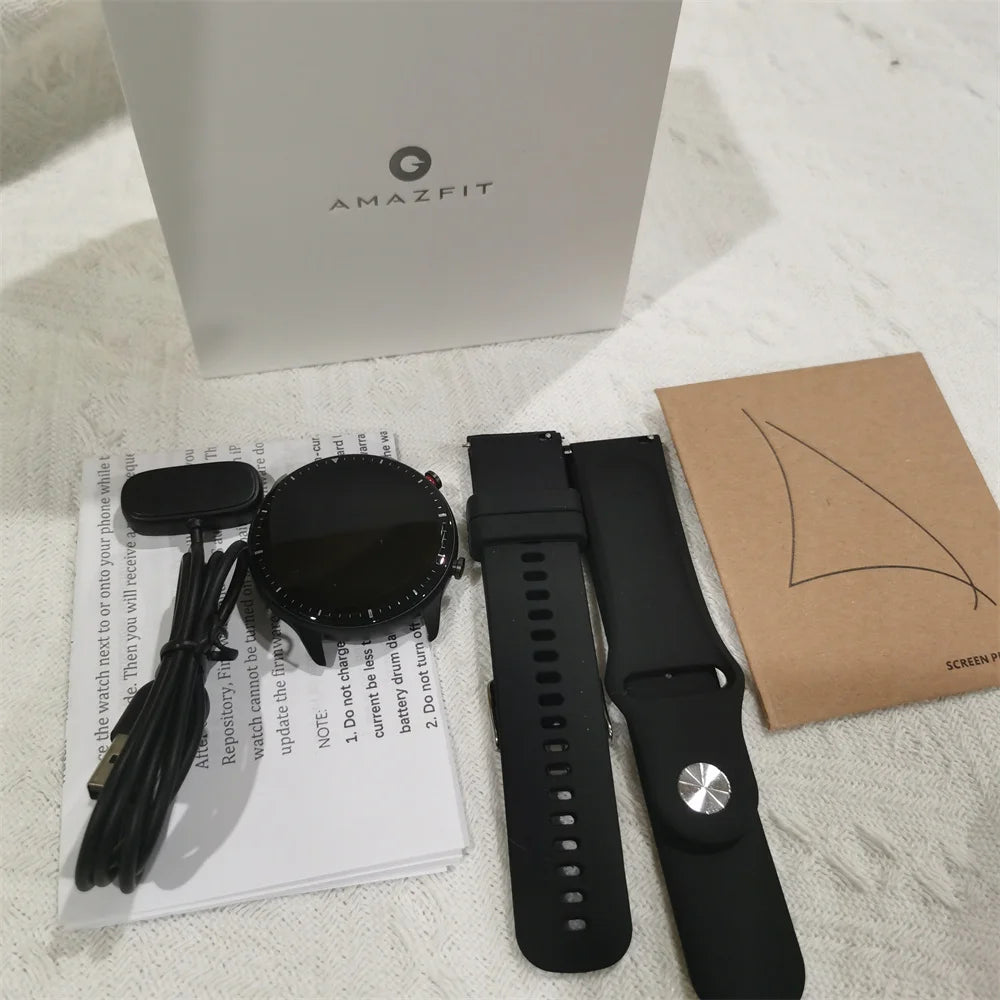 Amazfit GTR 2 Smartwatches No New Smart Watch For Men Waterproof 5ATM GPS 95New Exhibition SportsWatch Mens Refurbished Watch
