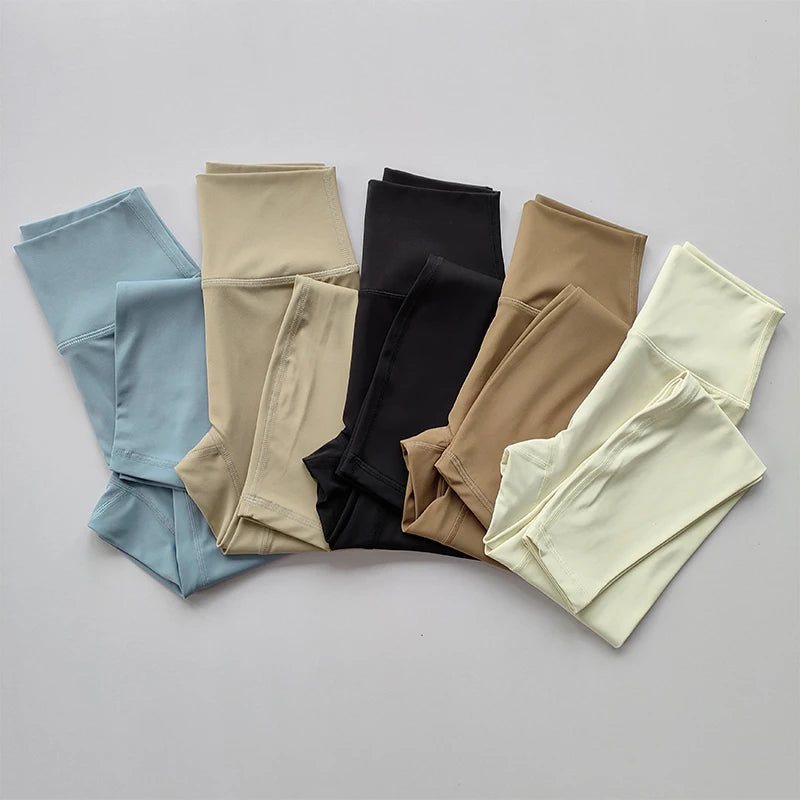 High Waist Yoga Pants for Women Wearing Tight Fit Hip Lift Quick Dried Fitness Leggings