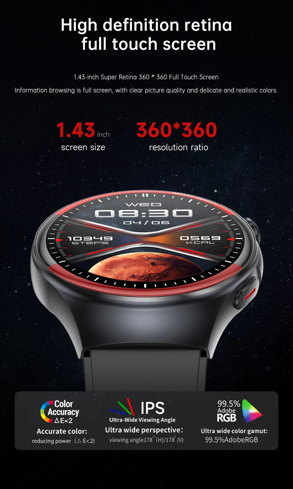 Sapphire Glass Laser Detection Health Smartwatch Men Precise Heart Rate Blood Pressure 150+Sports Bluetooth Call NFC Smart Watch