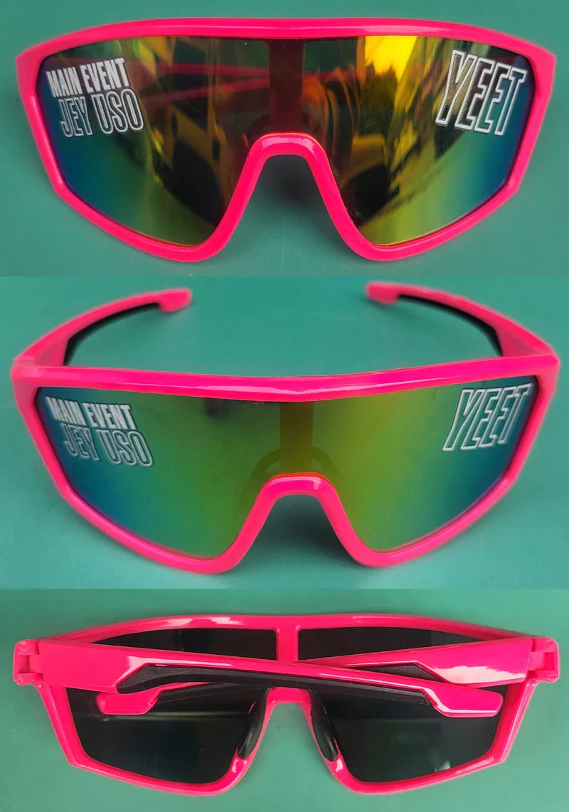 Jey Uso YEET Sunglasses Sports Shades MAIN EVENT Blue Glasses Bloodline USOS RARE colors  Motorcycle glasses