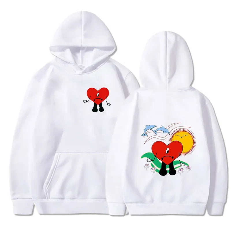 Funny Bad Bunny Hoodies Un Verano Sin Ti Print Men Women Streetwear Hoodie Hooded