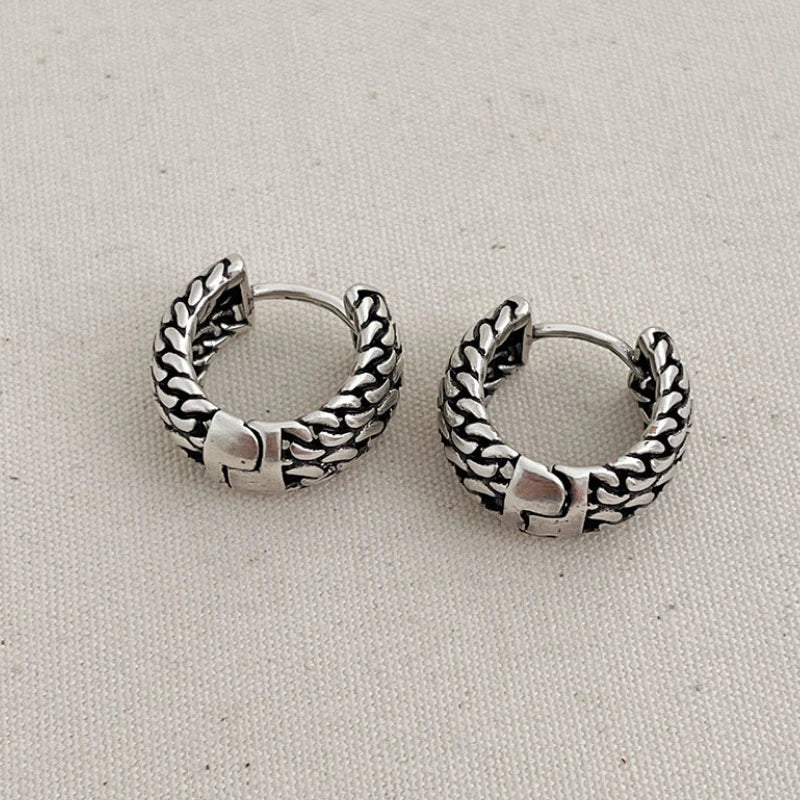 Fashion Jewelry Sweet Korean Temperament Metal Geometric Hoop Earrings For Women Party Gifts Simply Design Accessories
