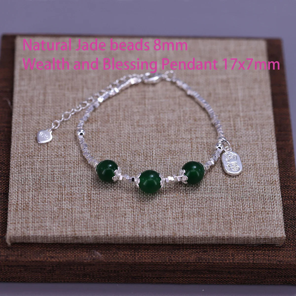 VENTFILLE 925 Sterling Silver Line Extremely fine Bracelet for Women Love Haert Bead Korean Ins Sweet Jewelry Gift Dropshipping