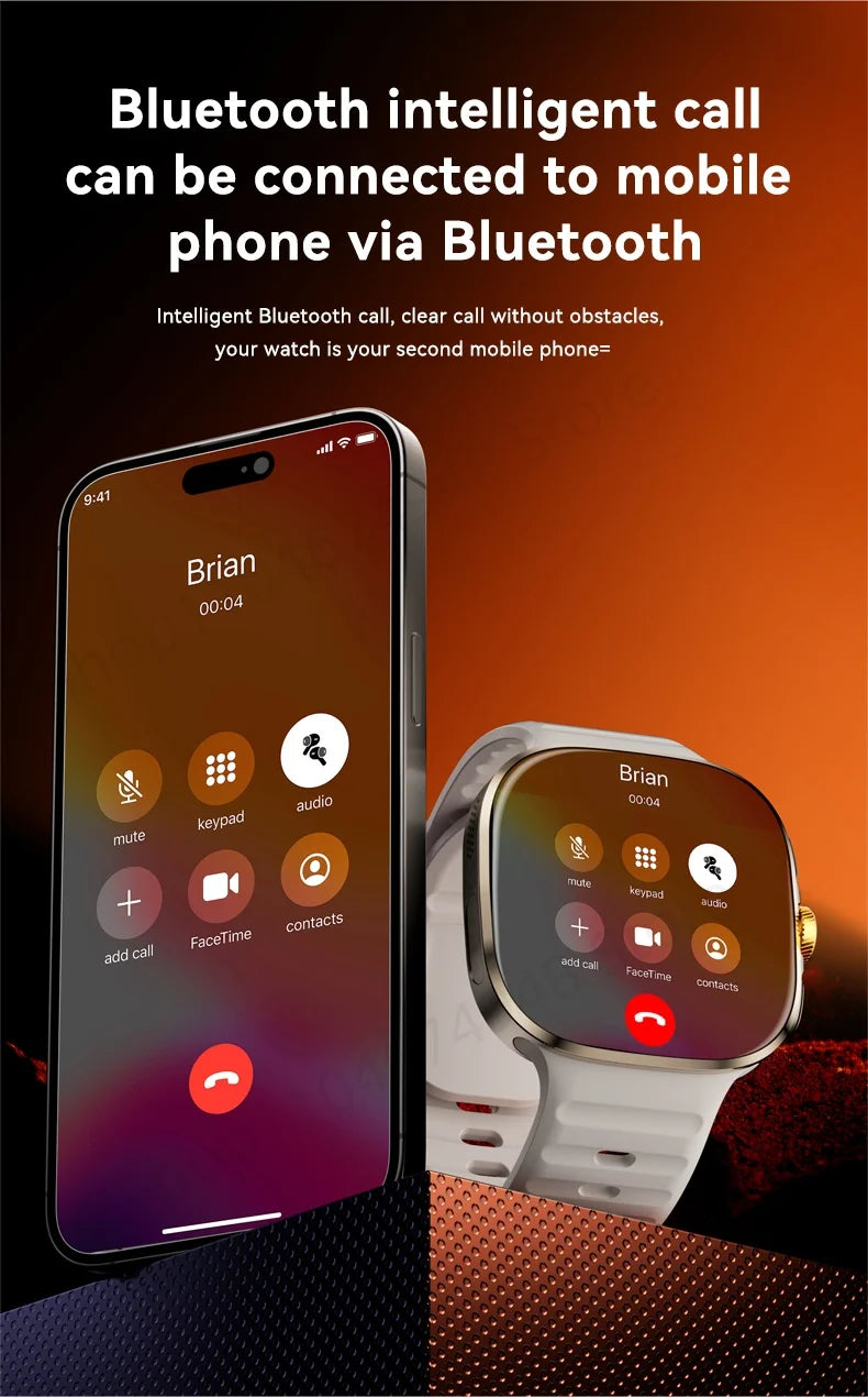 M99 Smartwatch 5G With 2.4inch Amoled Screen 900W Rotating Camera WIFI GPS Position Compass NFC Bluetooth Smart Watch Men Women