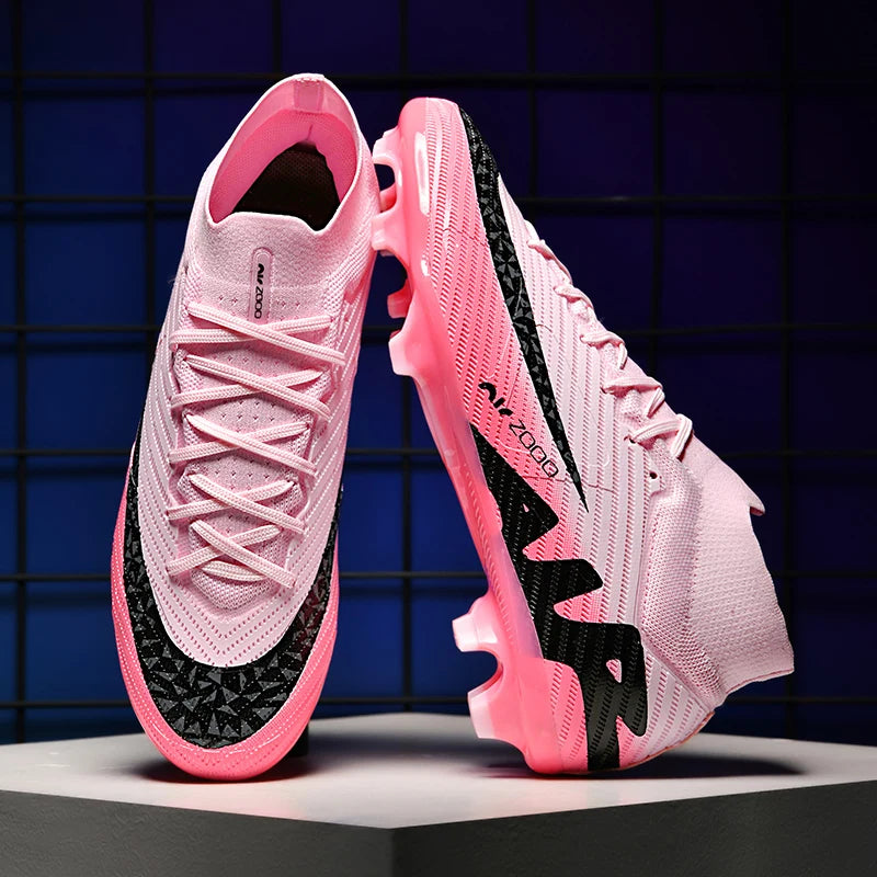Mens Soccer Shoes Ultralight Turf Soccer Cleats Kids Sneakers