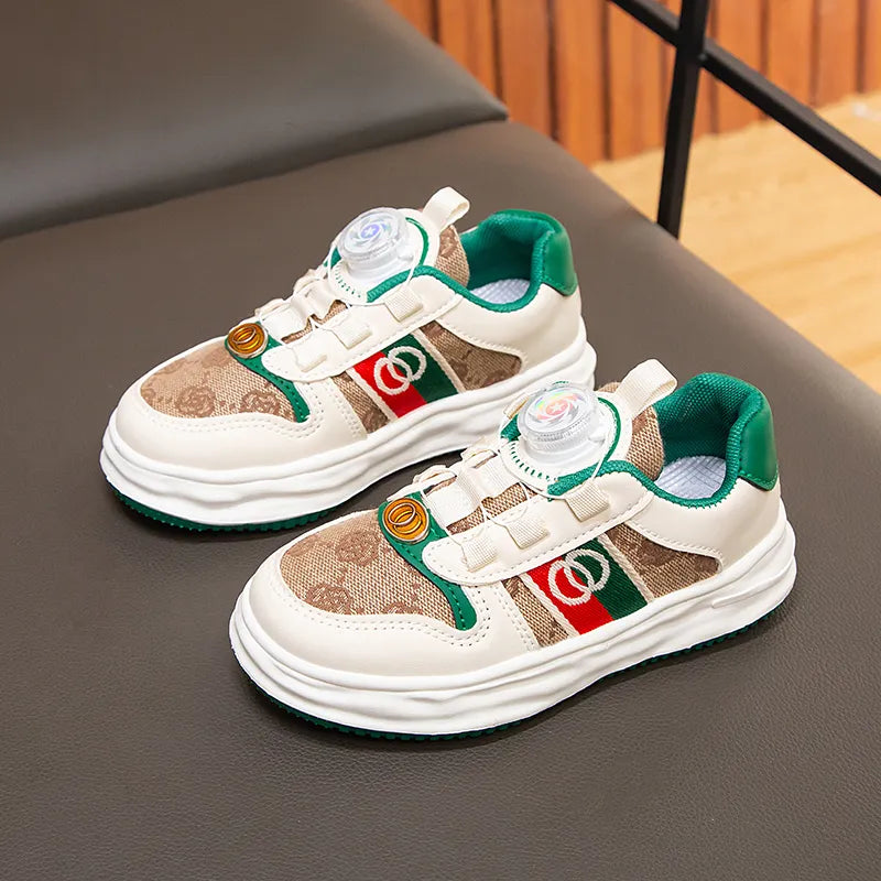 2023Children's Casual Shoes Summer Girls Shoes Kids Sneakers Boys Tennis Shoes Fashion White Sport Shoes Size 27-38