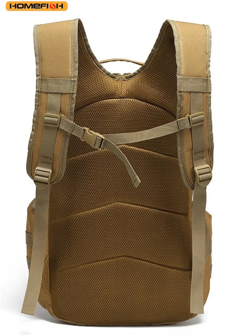 HOMEFISH 45L Waterproof Fishing Hunting Backpack Outdoor Rucksacks Tactical Sports Camping Hiking Trekking Bags
