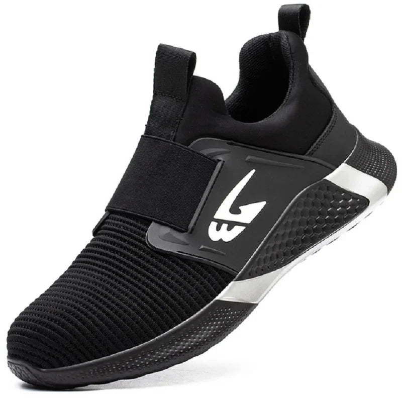 Security Protection Boots Men Shoes Steel Toe Work Safety Shoes Anti-smash Puncture-Proof Safety Boots Comfortable Sneakers