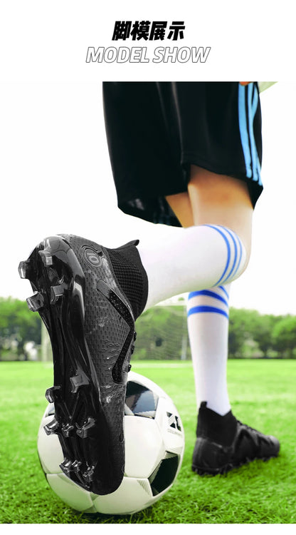 Men's Football Boots Professional Society Football Boot Outdoor Sports Kids Turf Soccer