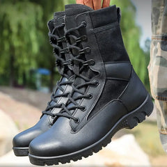 Boots Men Military Army Special Force Combat Boot Outdoor Hiking Walking Training Shoes